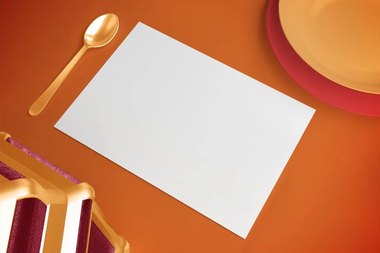 Jogo americano descartável personalizado