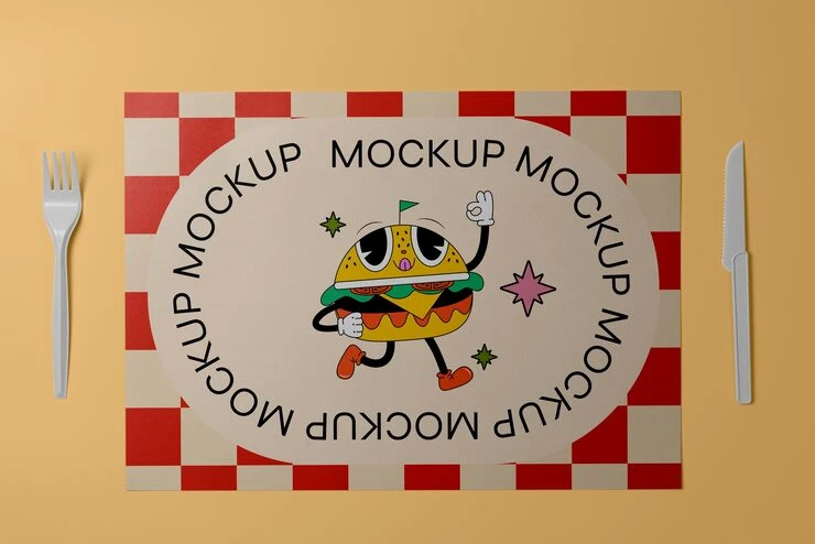 Jogo americano personalizado para restaurante