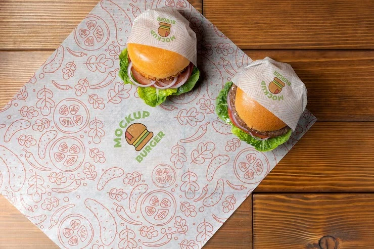 Papel acoplado fast food