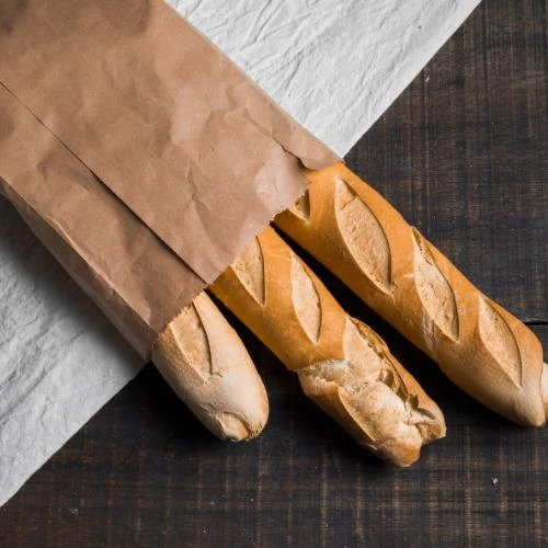 Saco de papel kraft para pão