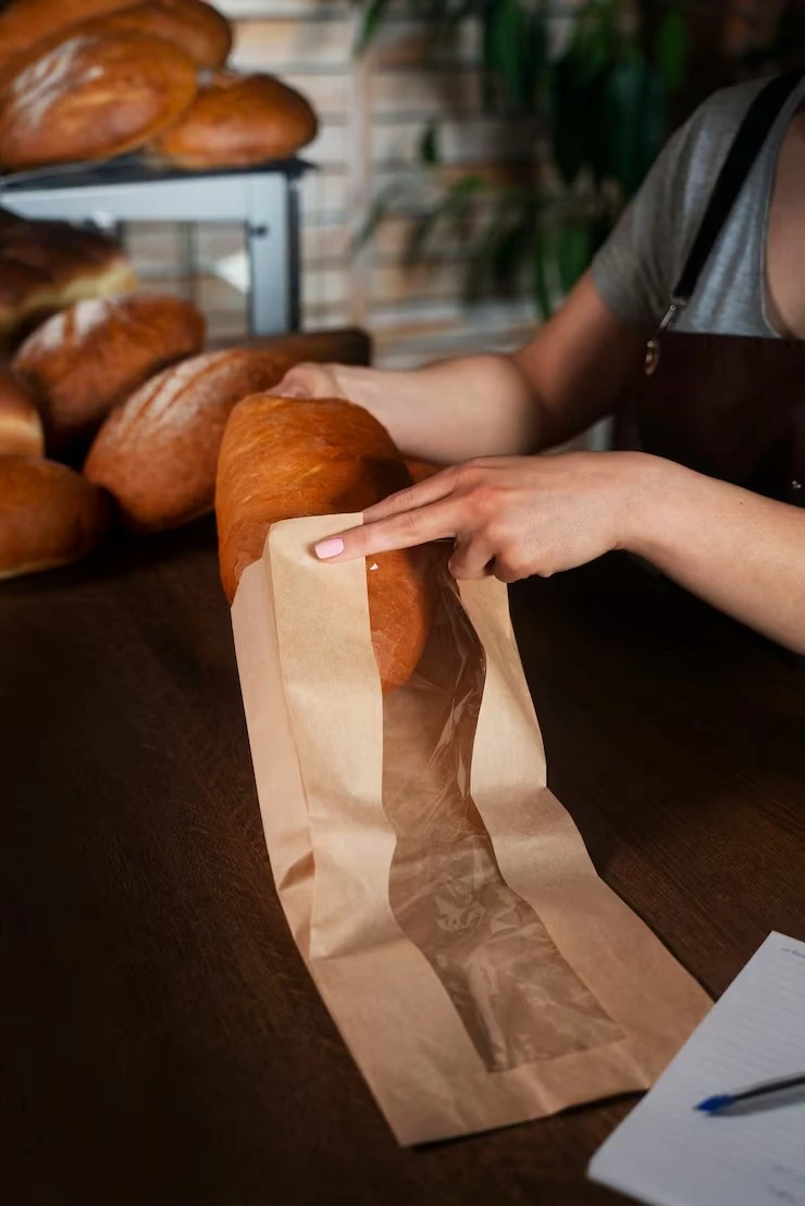 Saco de papel para padaria